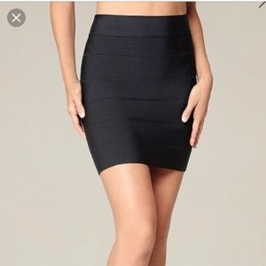 BEBE Black Bandage Bodycon Skirt